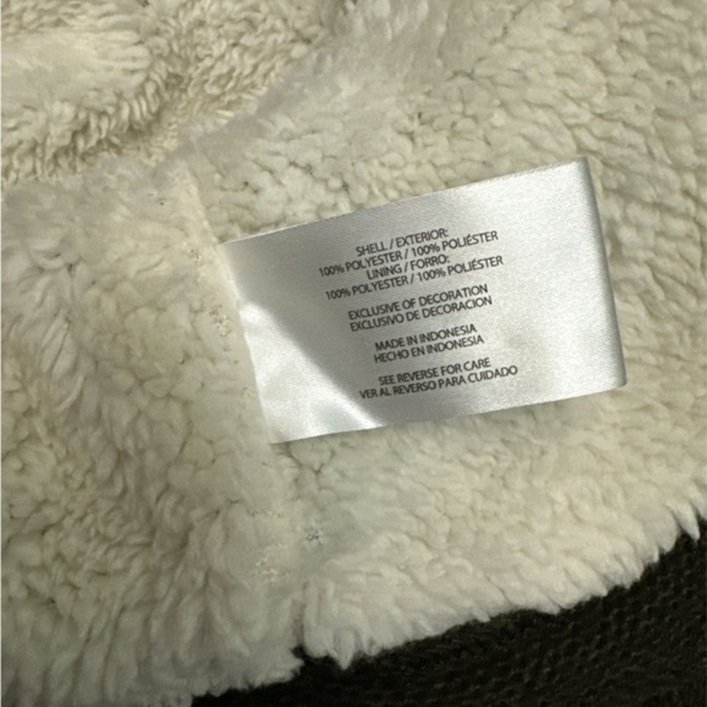 Orvis Mens 1/4 Zip Heavy Pullover Long Sleeve Sherpa Lined Knit Brown M‎ - Picture 5 of 5